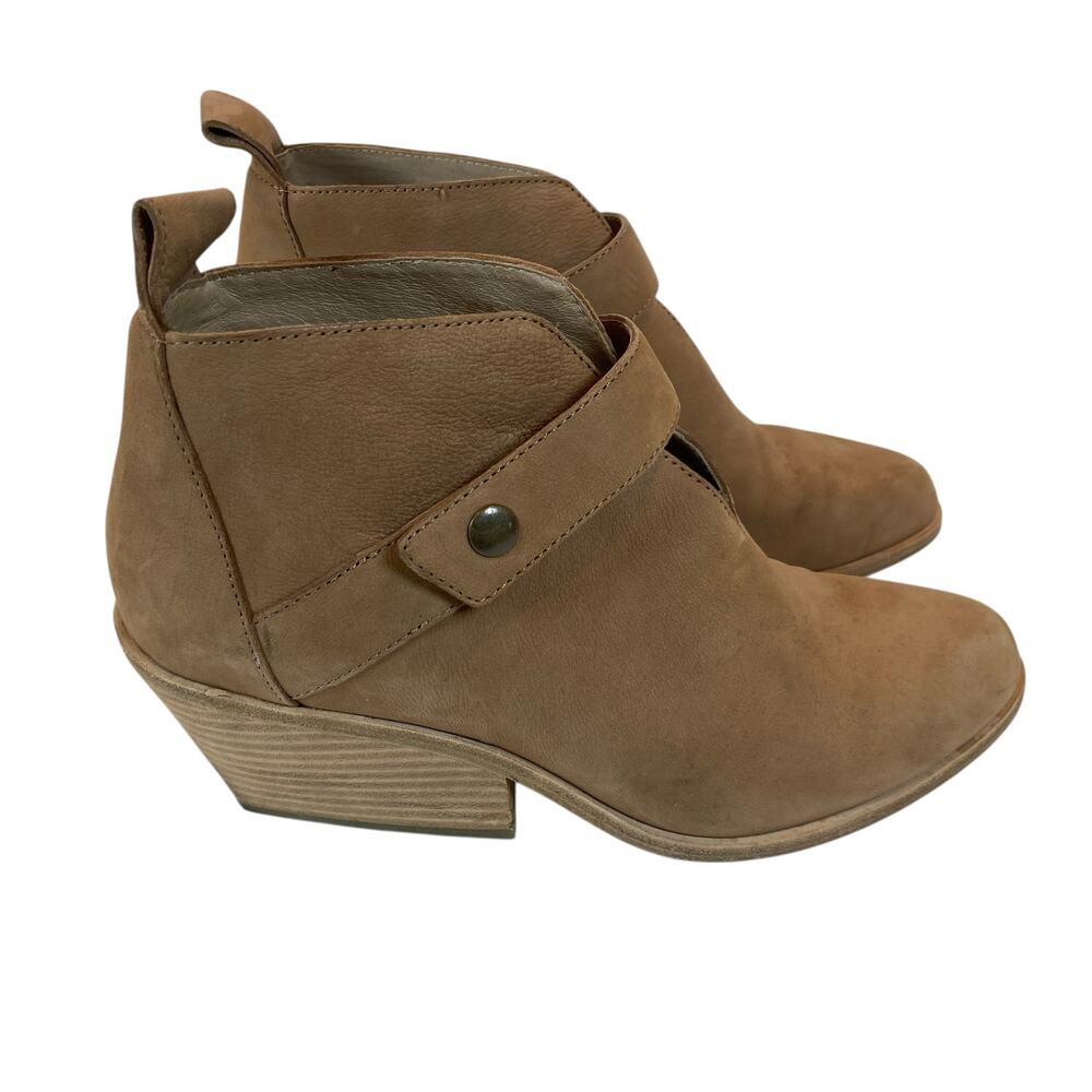 Eileen Fisher Ives Tumbled Ankle Boots Brown Women's Size 8